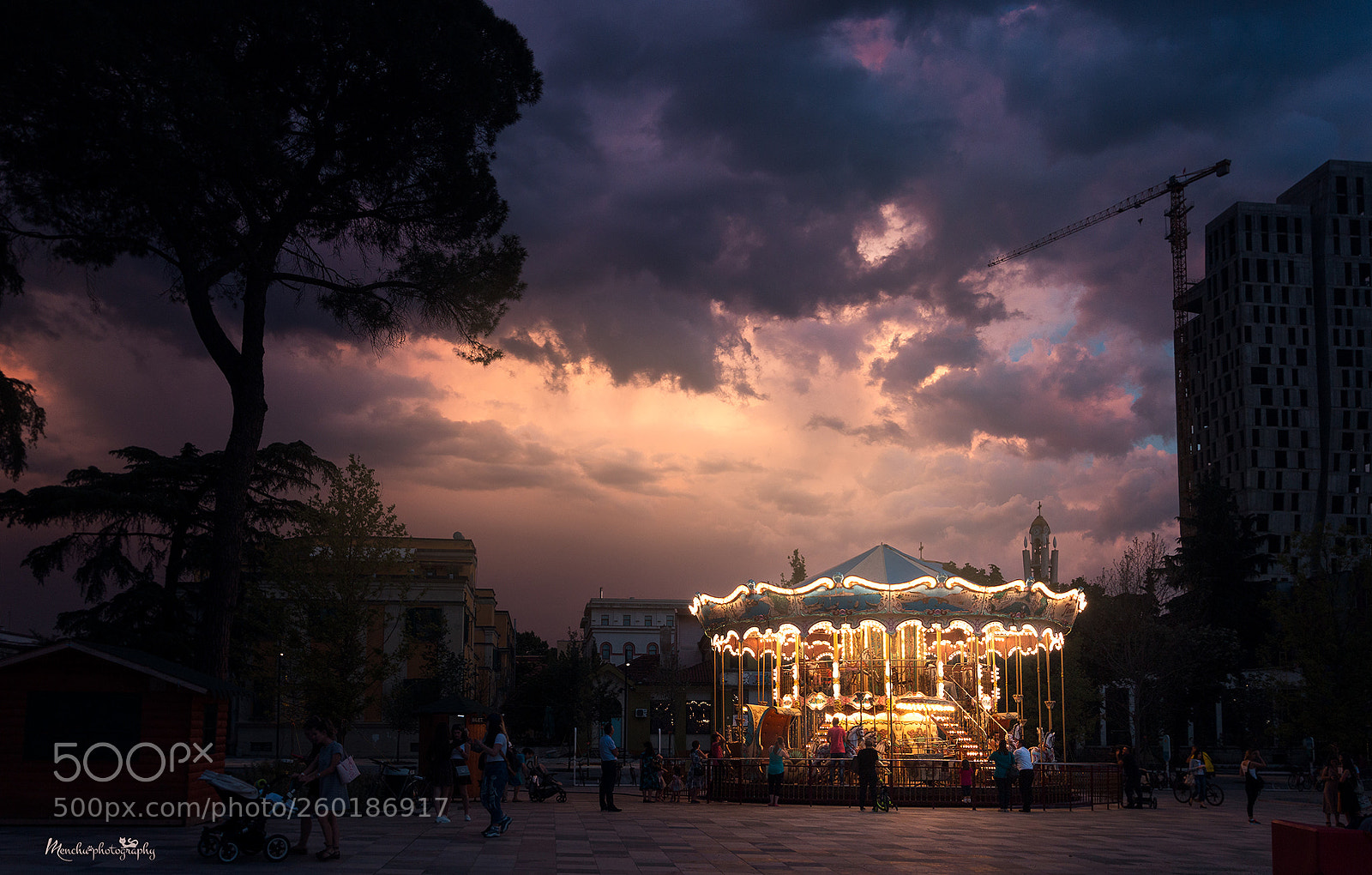 Canon EOS 70D sample photo. Sunset in tirana photography