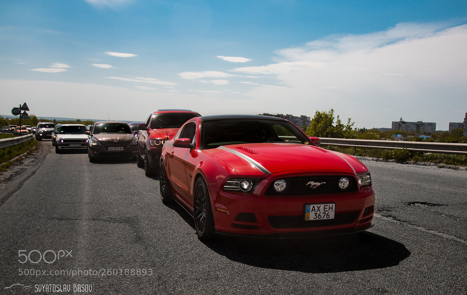 Canon EOS 70D sample photo. Mustang on the road photography