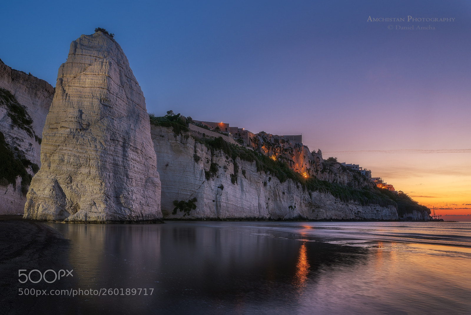 Pentax K-1 sample photo. Vieste rock formation photography