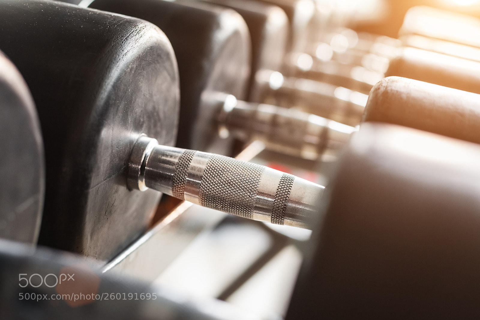 Canon EOS 5D Mark II sample photo. Rows of dumbbells in photography