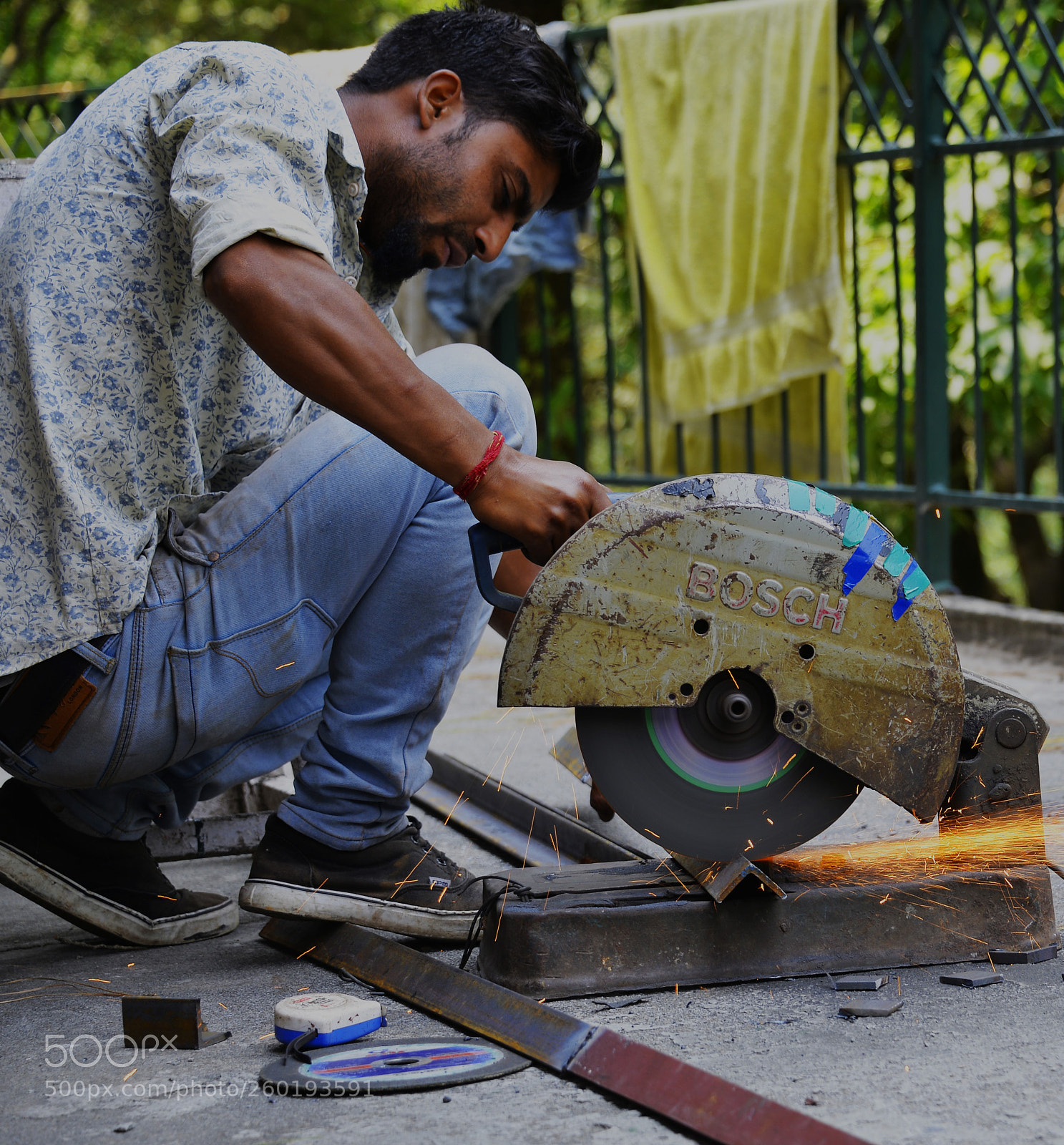 Nikon D610 sample photo. Fire and metal photography
