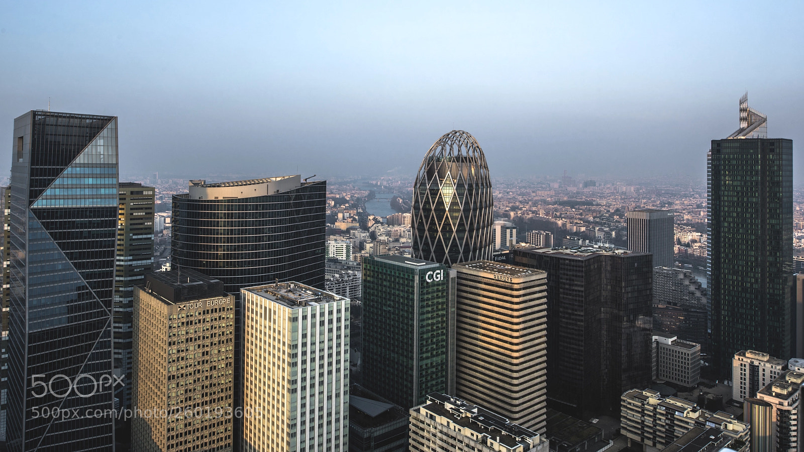 Nikon D810 sample photo. La defense from above photography