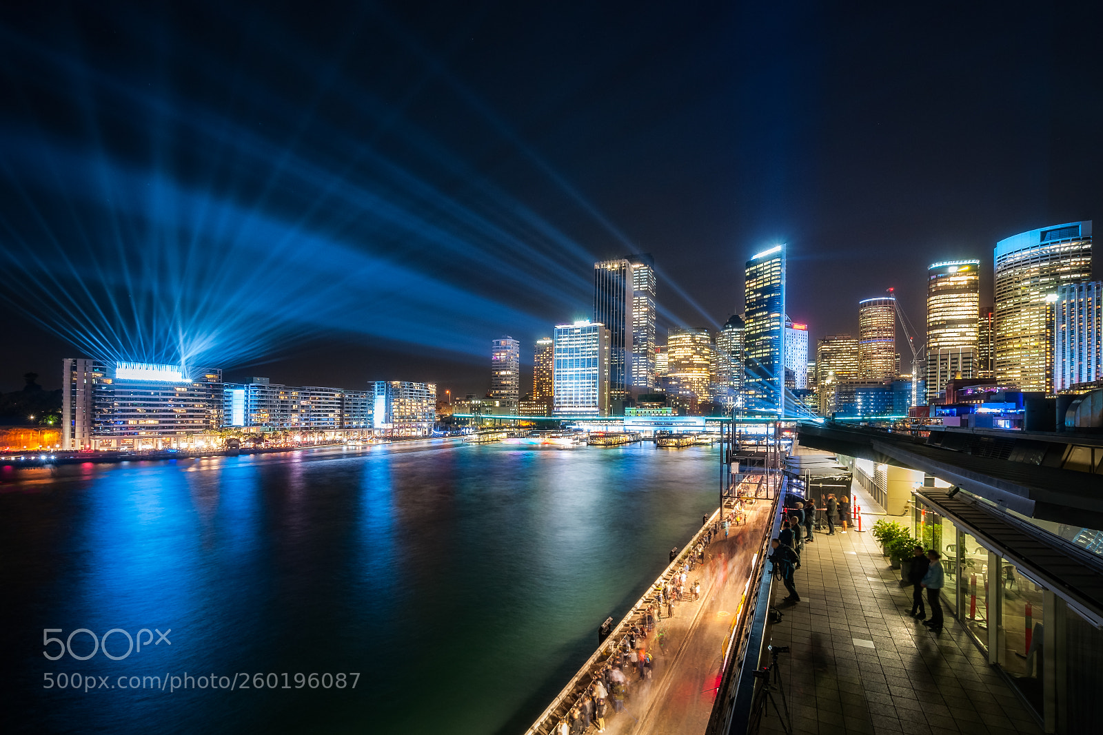 Nikon D90 sample photo. Sydney skyline dressed up photography