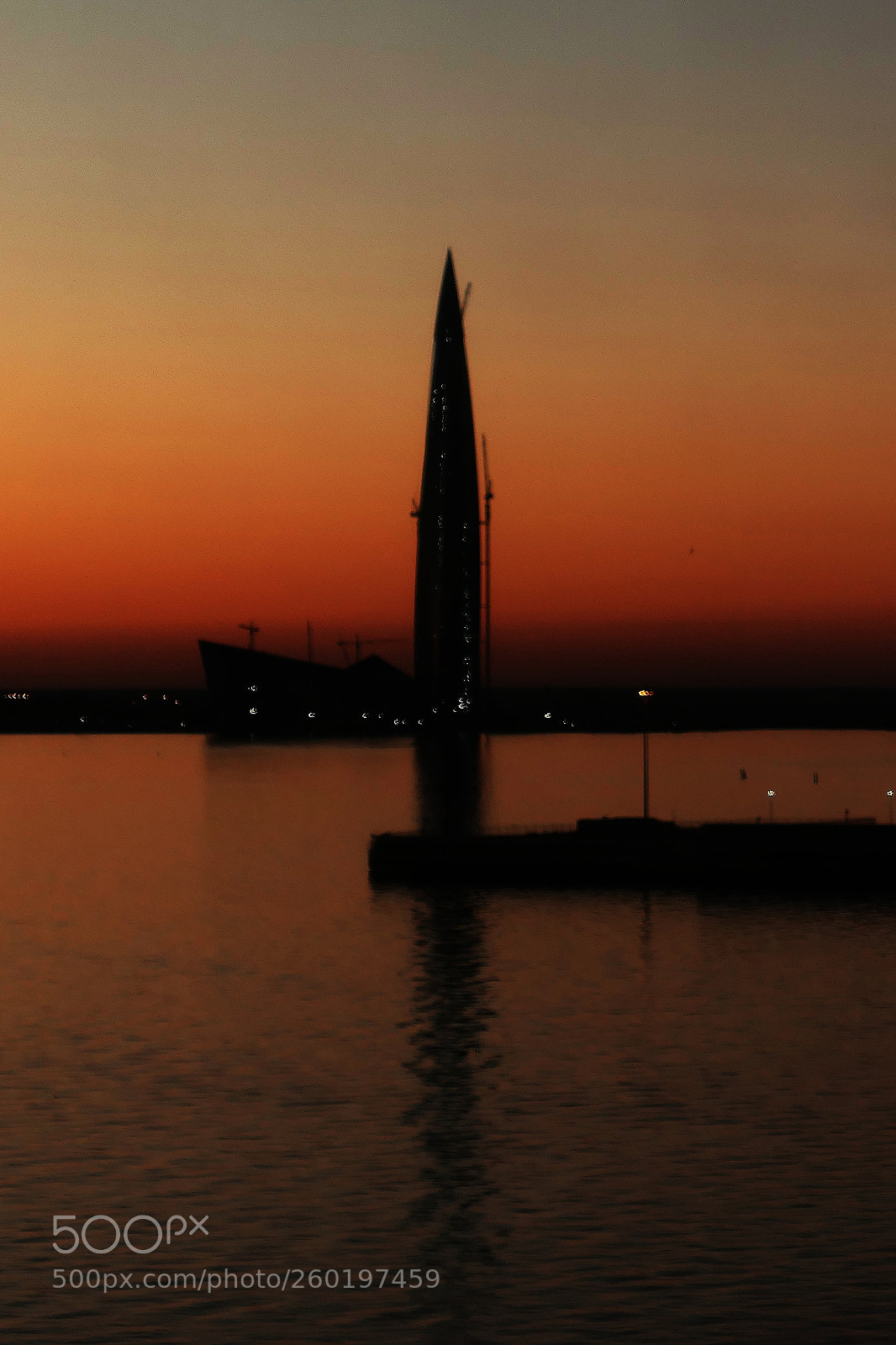 Panasonic Lumix DMC-LX10 (Lumix DMC-LX15) sample photo. Gazprom tower in st photography