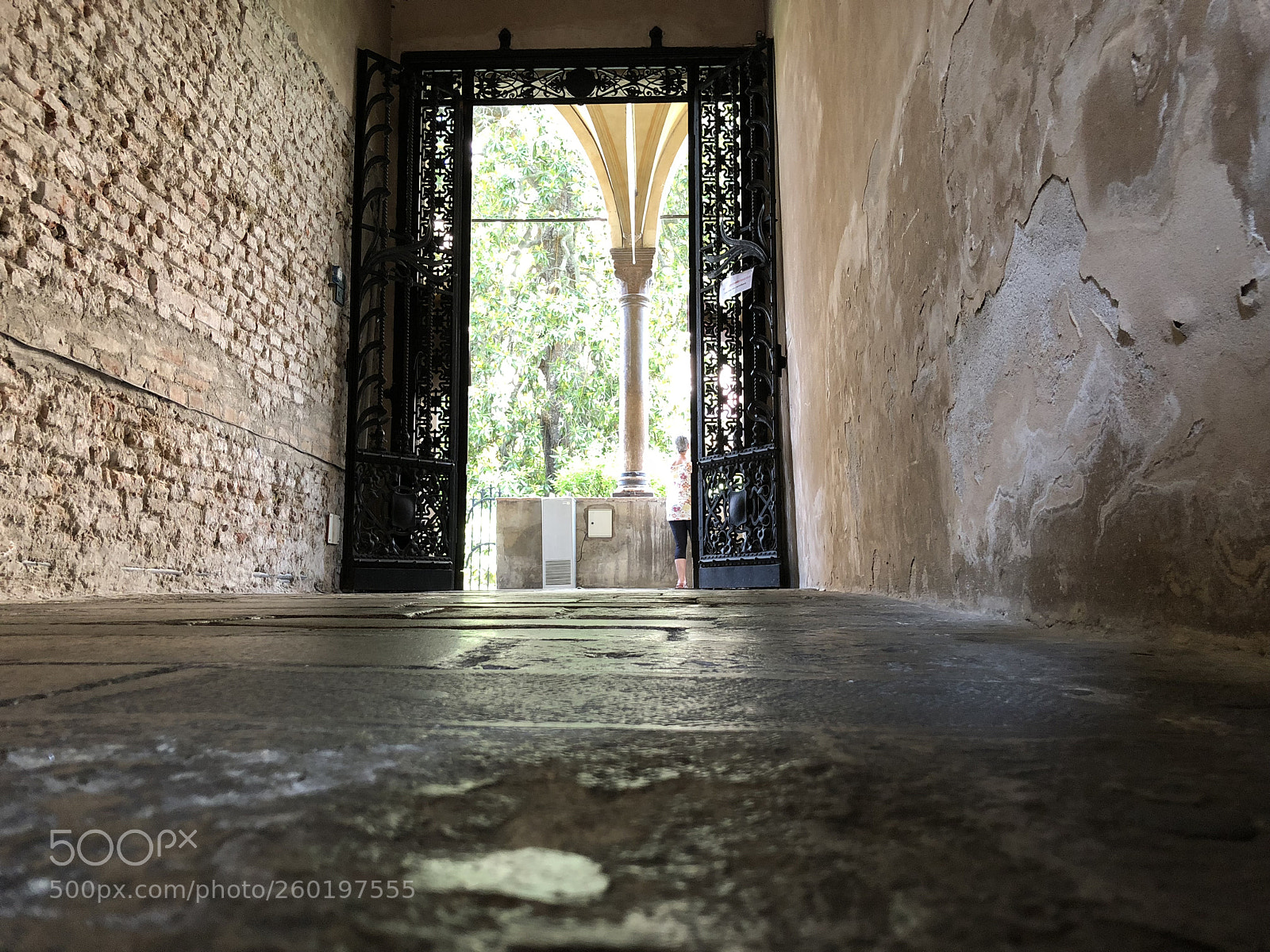 Apple iPhone X sample photo. Wrought iron door photography