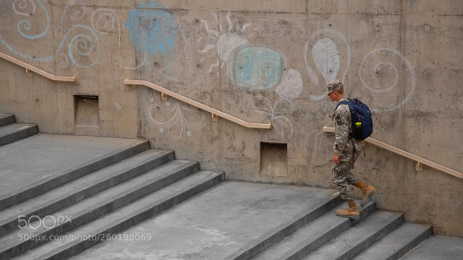 Canon EOS 6D sample photo. A college soldier. photography