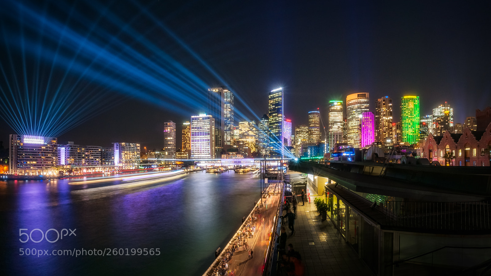 Nikon D90 sample photo. Interactive laser show during photography