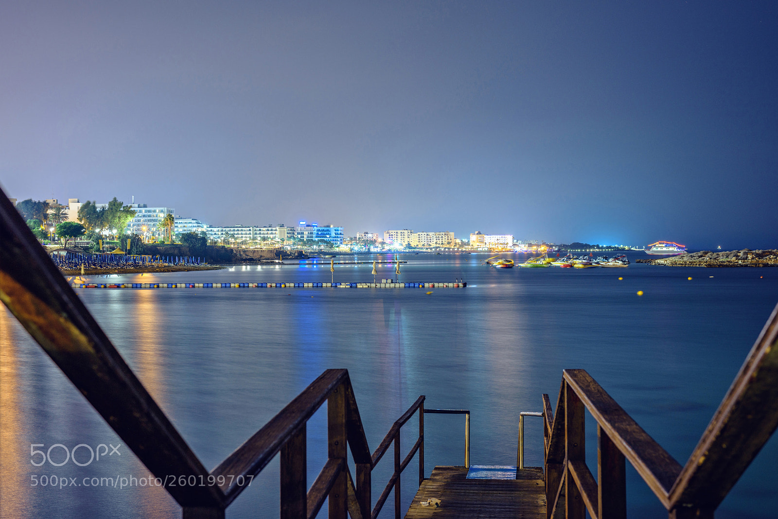 Nikon D810 sample photo. Night view from stairs photography