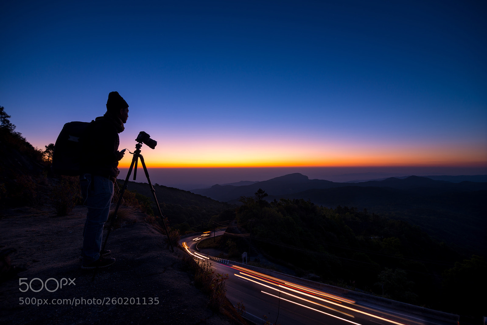 Nikon D800 sample photo. Silhouette photographer with camera photography