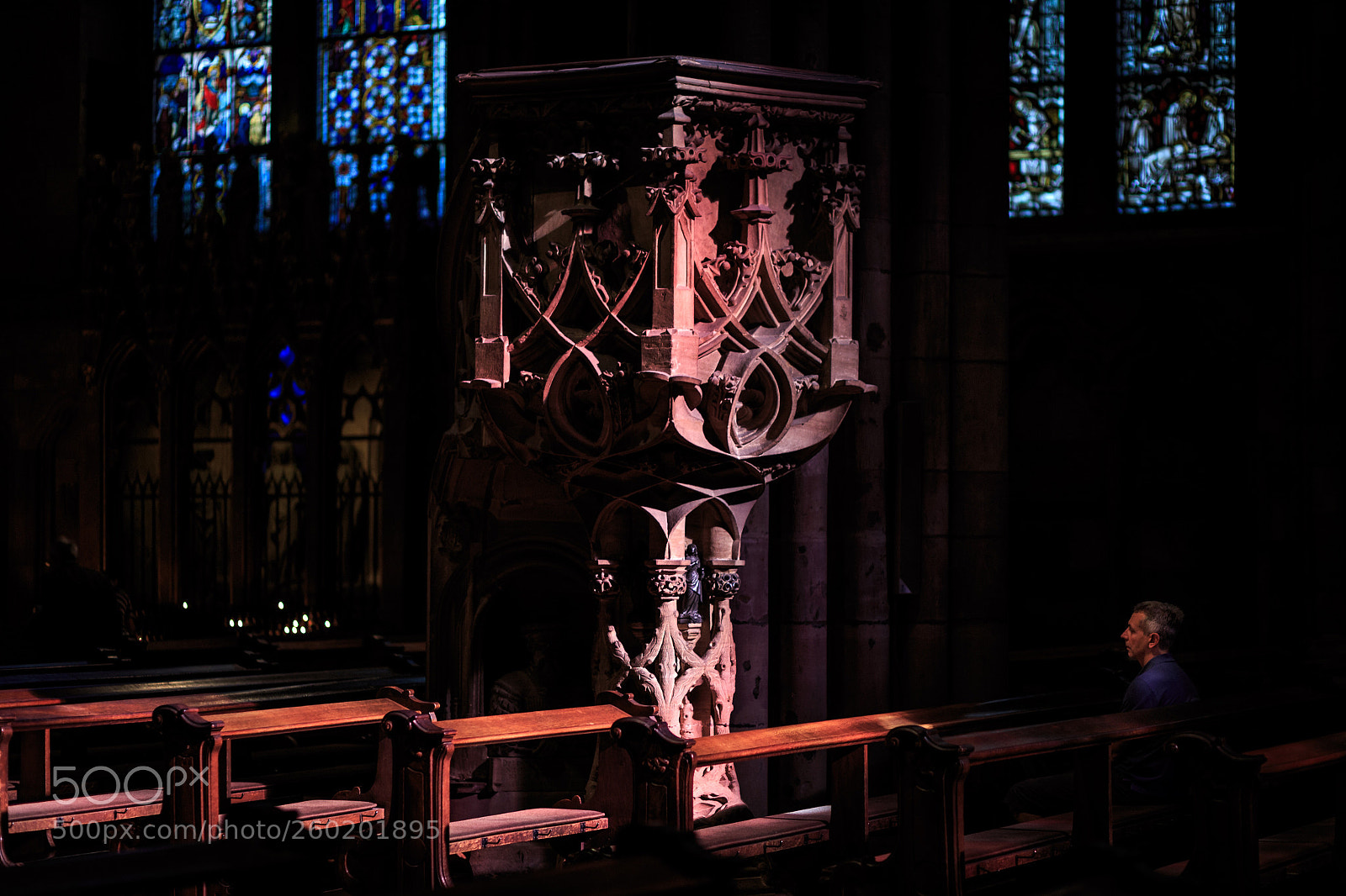 Canon EOS 6D sample photo. Man in church photography