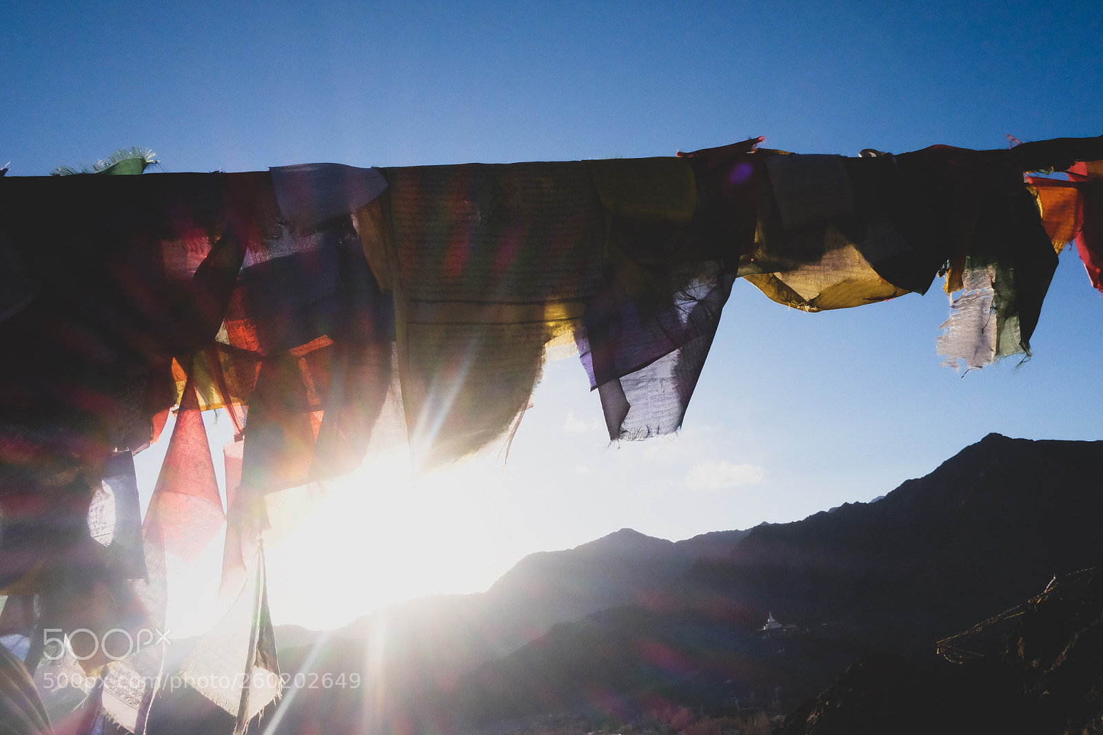 Fujifilm X-T10 sample photo. Prayer flag. photography