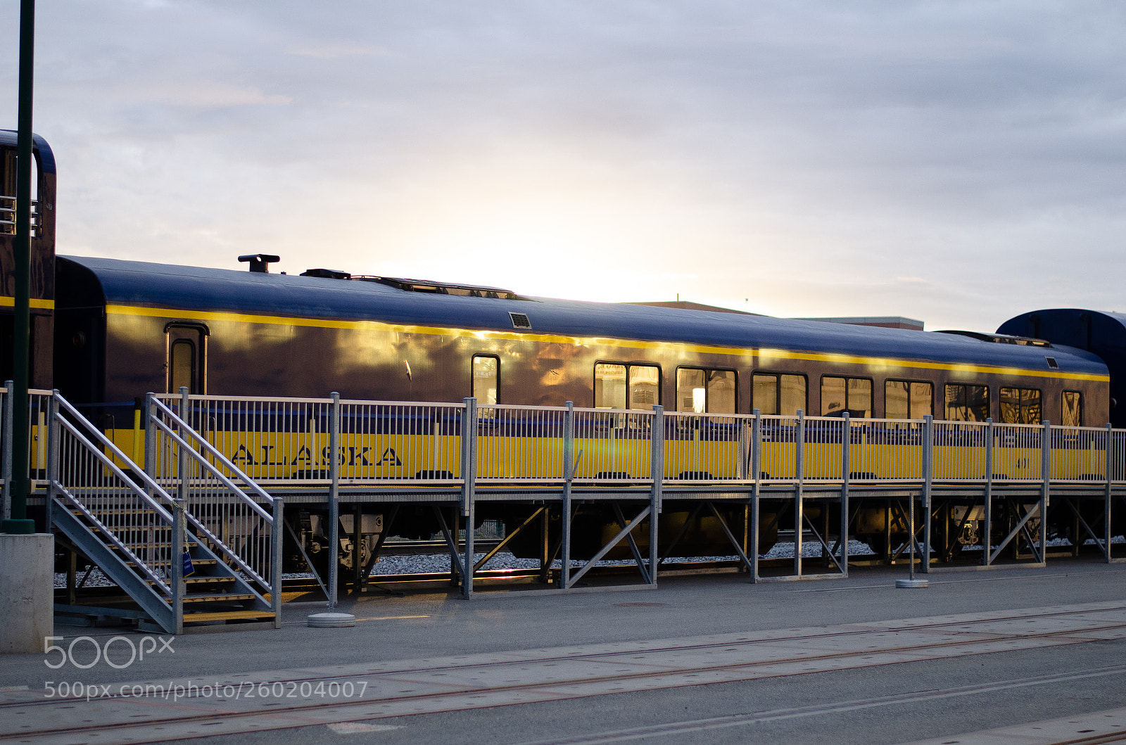 Nikon D5100 sample photo. Alaska railroad photography