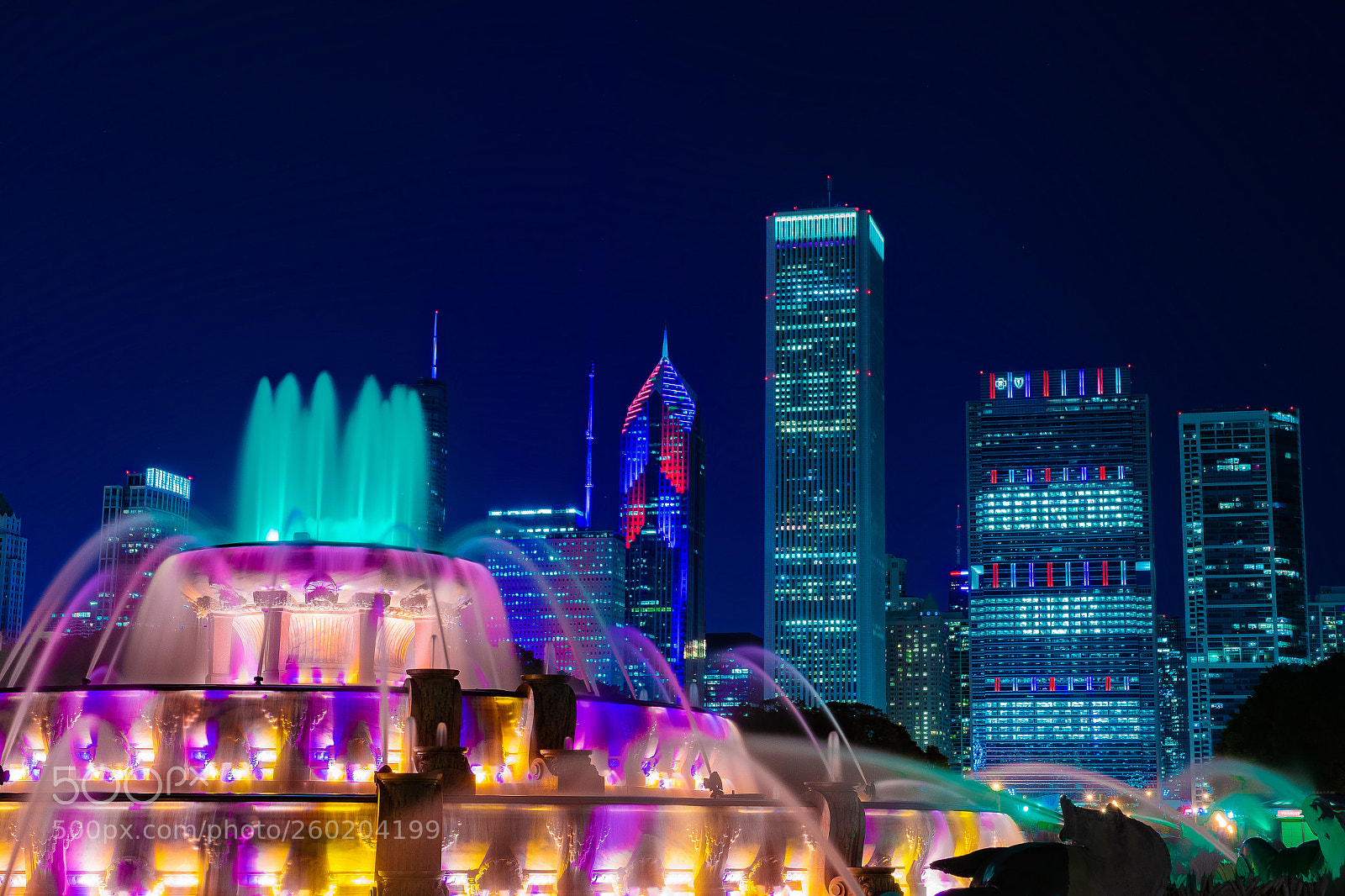 Sony a7 III sample photo. Buckingham fountain. photography