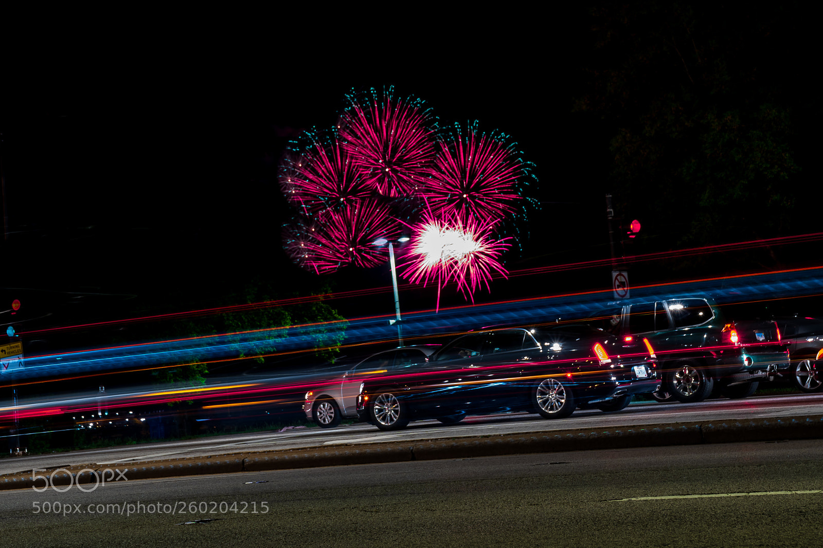 Sony a7 III sample photo. Memorial day firework photography