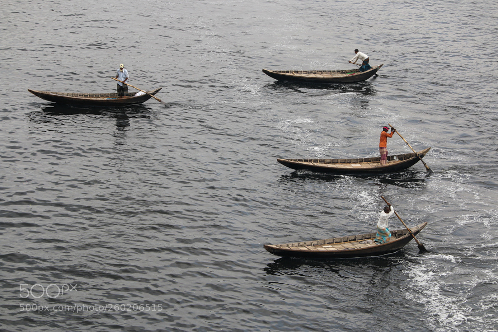 Canon EOS 70D sample photo. Boat race in polluted photography