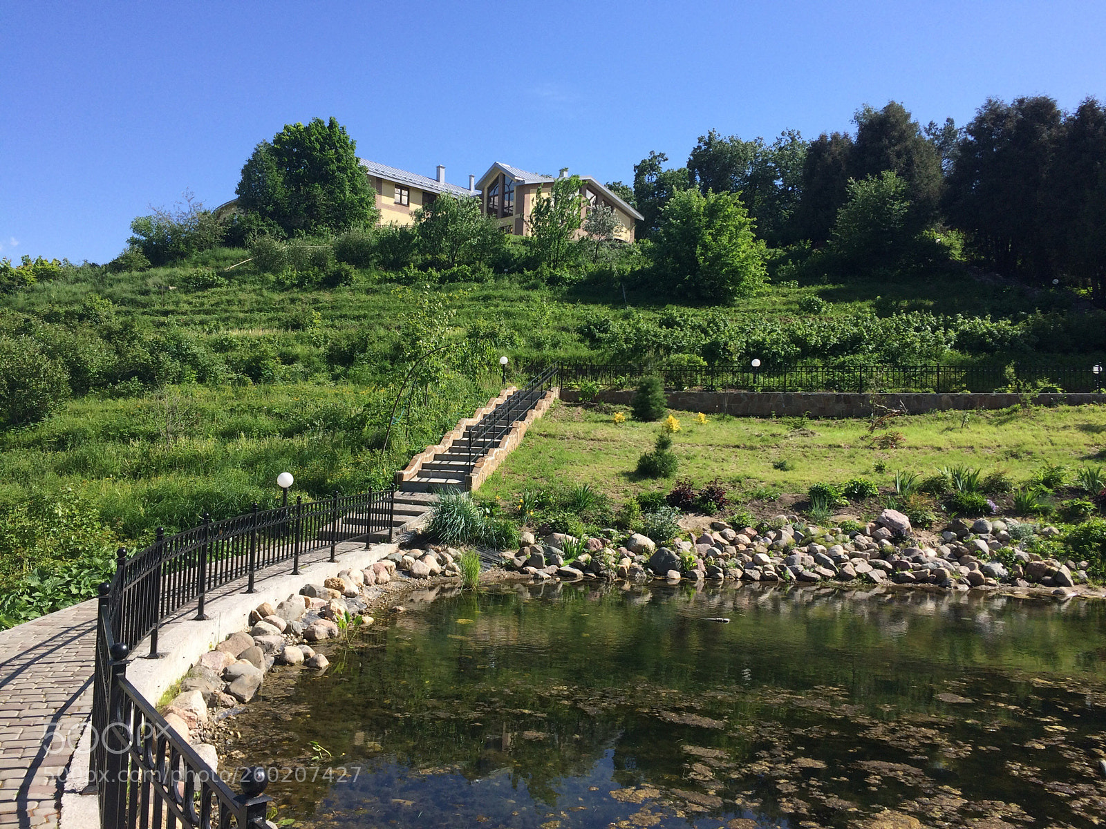 Apple iPhone 5s sample photo. Pond photography