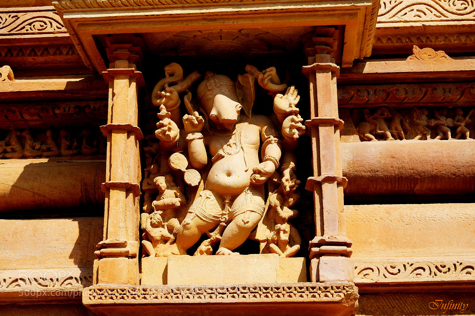 Sony SLT-A58 sample photo. Lord ganesha khajuraho photography
