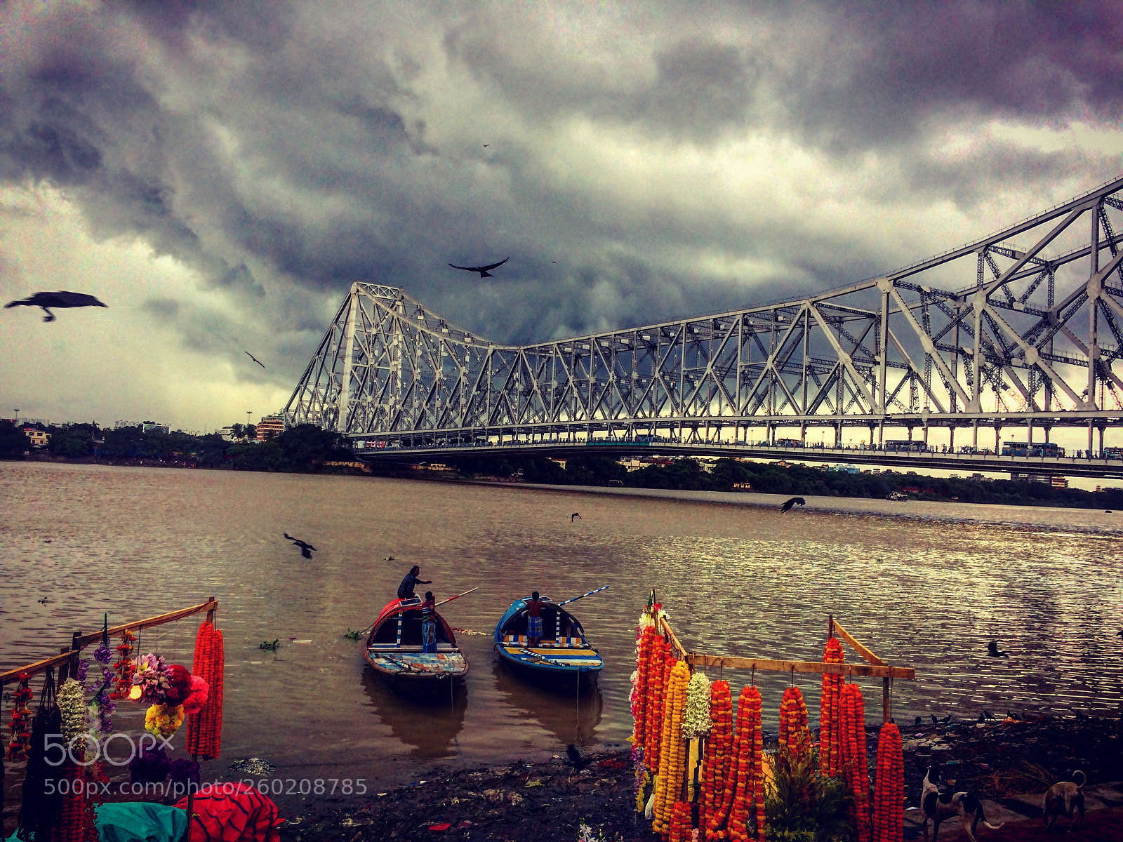 Apple iPhone 5s sample photo. Howra bridge photography