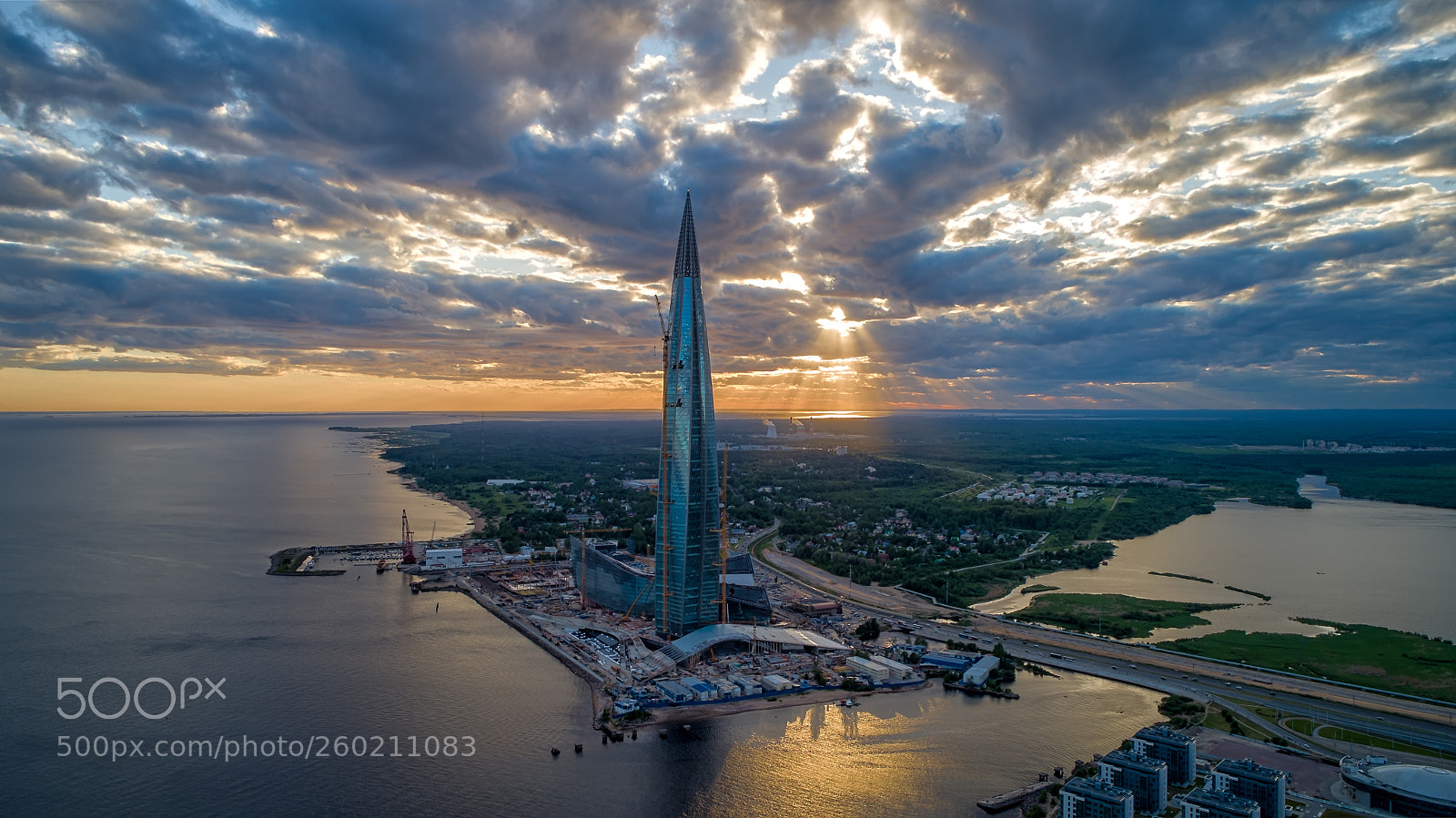 DJI FC6310 sample photo. Лахта-Центр photography