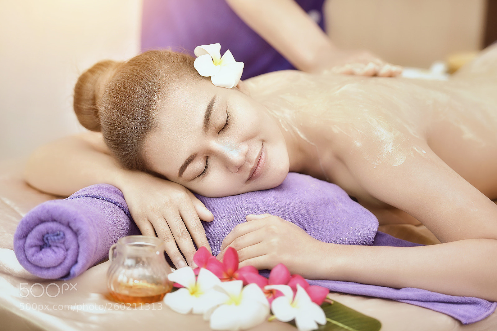 Nikon D750 sample photo. Beautiful woman in spa photography