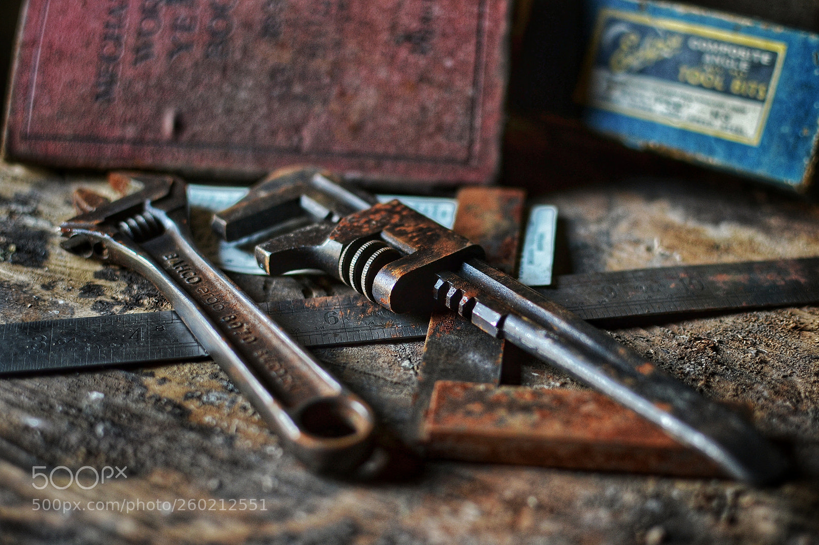 Nikon D3100 sample photo. Vintage tools photography