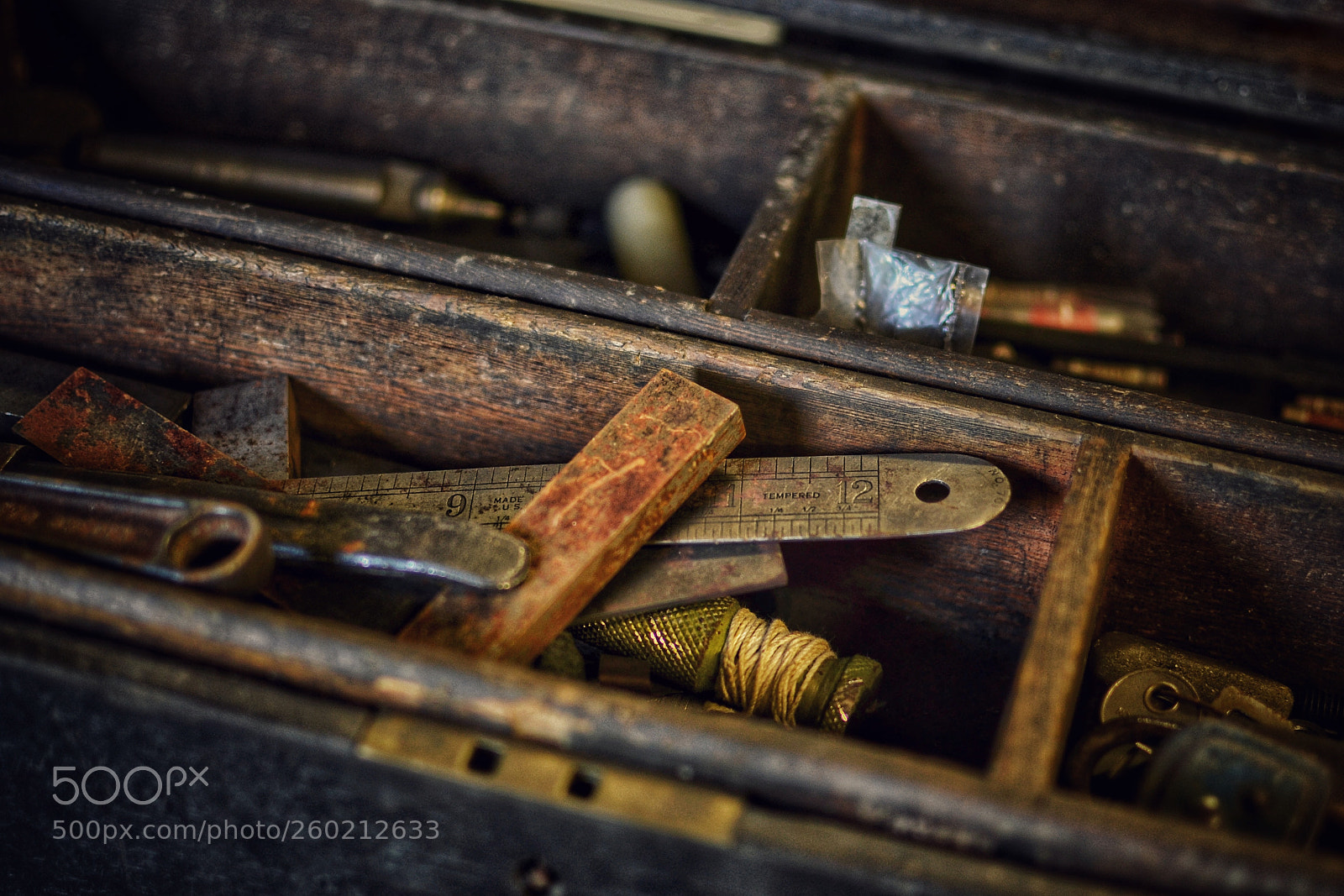 Nikon D3100 sample photo. Vintage tools photography