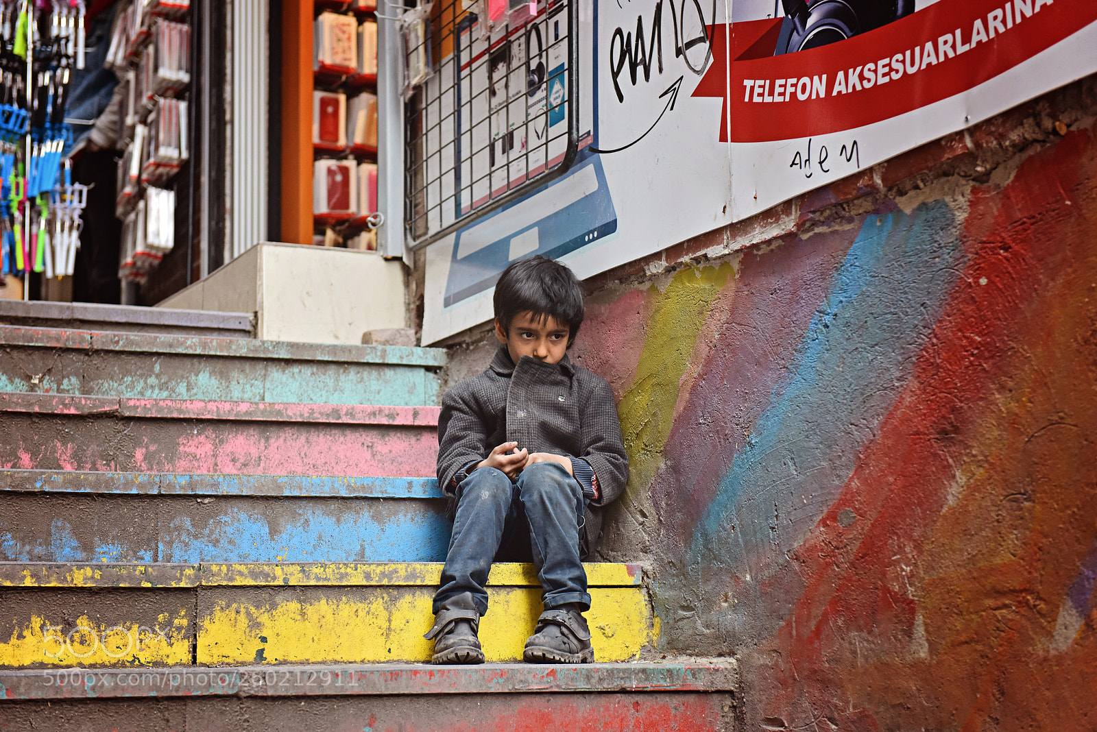 Nikon D810 sample photo. Boy in istanbul photography