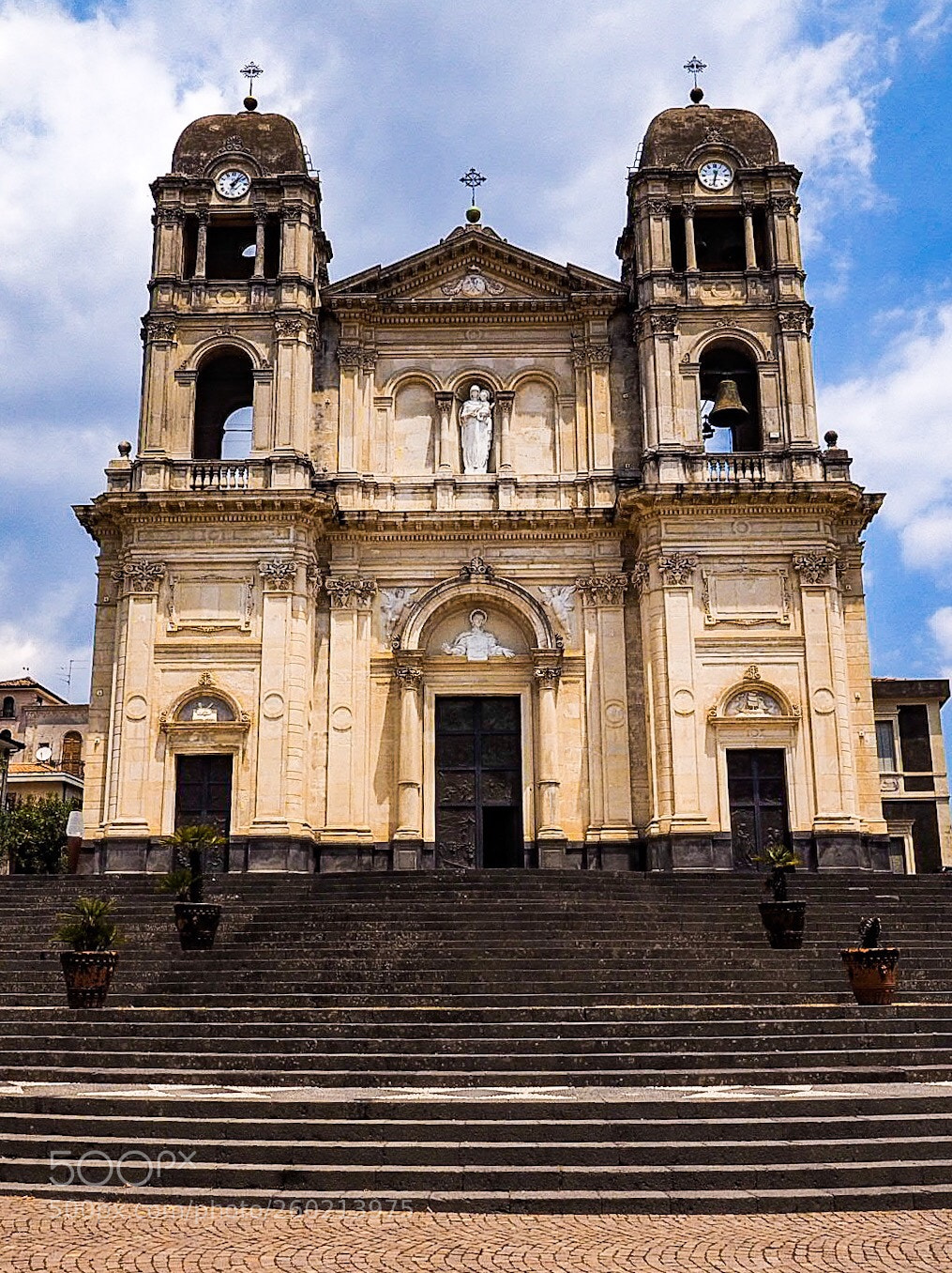Olympus OM-D E-M1 sample photo. Church of zafferana etnea photography