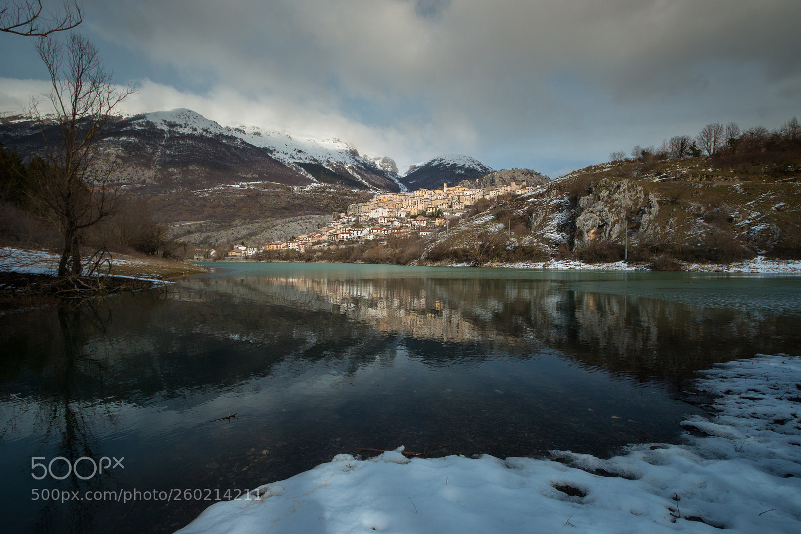 Canon EOS 70D sample photo. The frozen lake photography