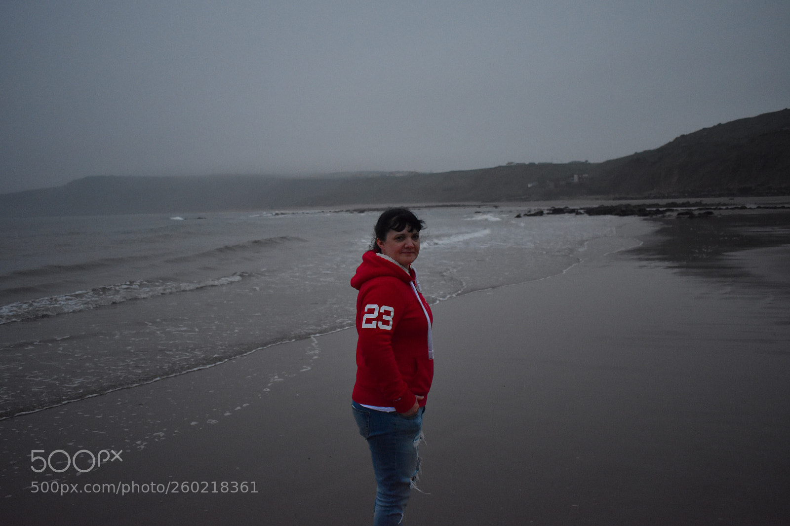 Nikon D3400 sample photo. Gloomy beach photography