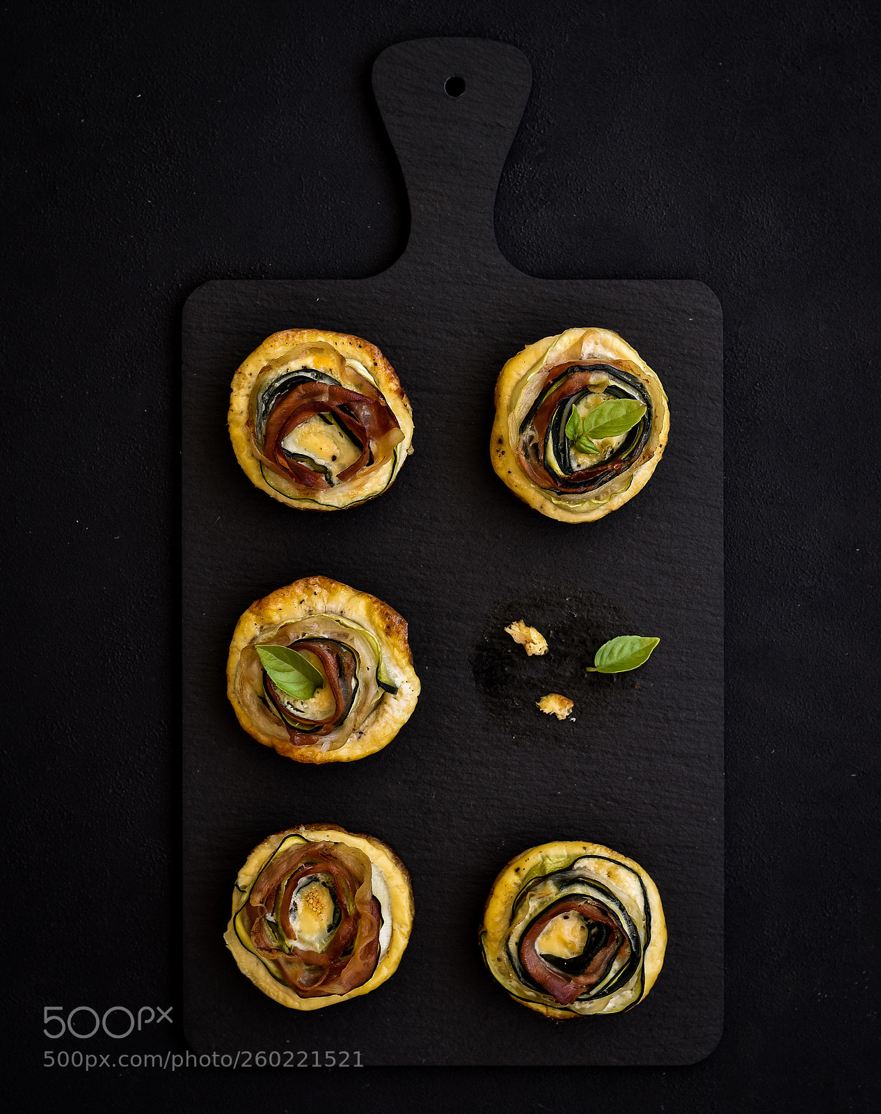 Nikon D5600 sample photo. Zucchini & prosciutto muffins photography