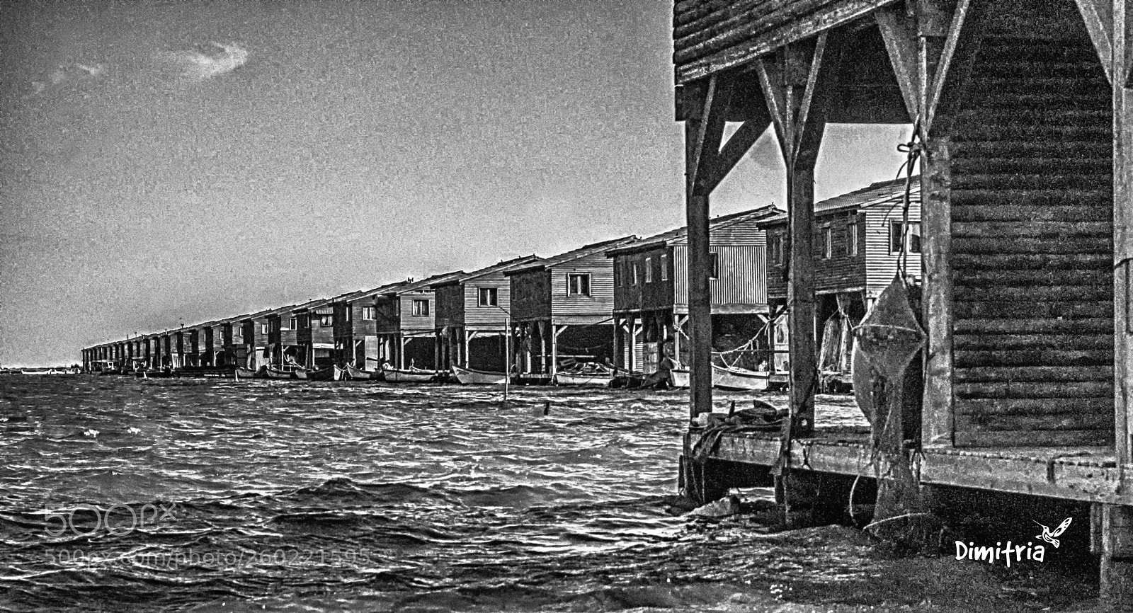 Sony Alpha DSLR-A200 sample photo. Stilt huts photography