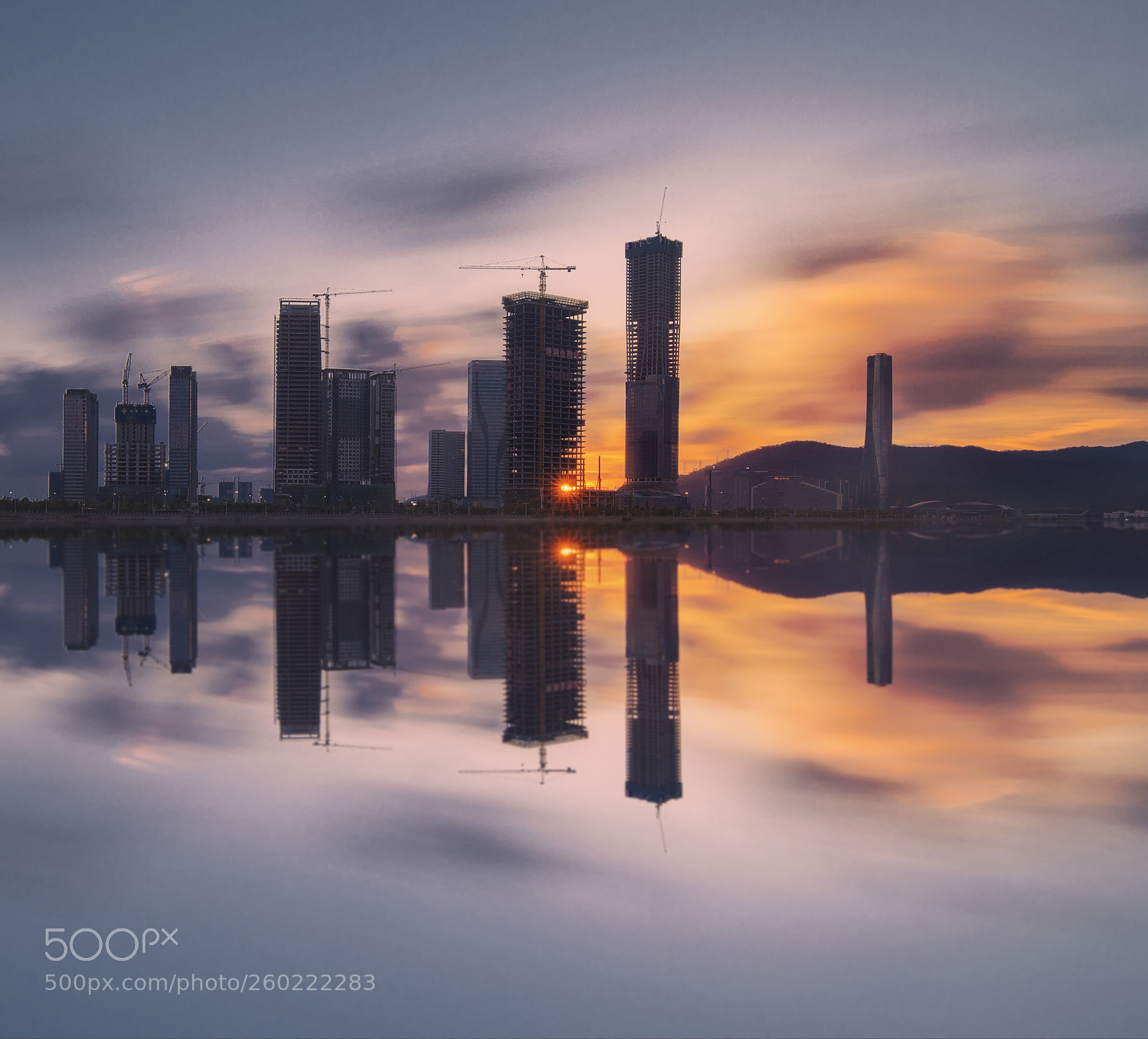 Pentax K-5 sample photo. Zhuhai skyline photography