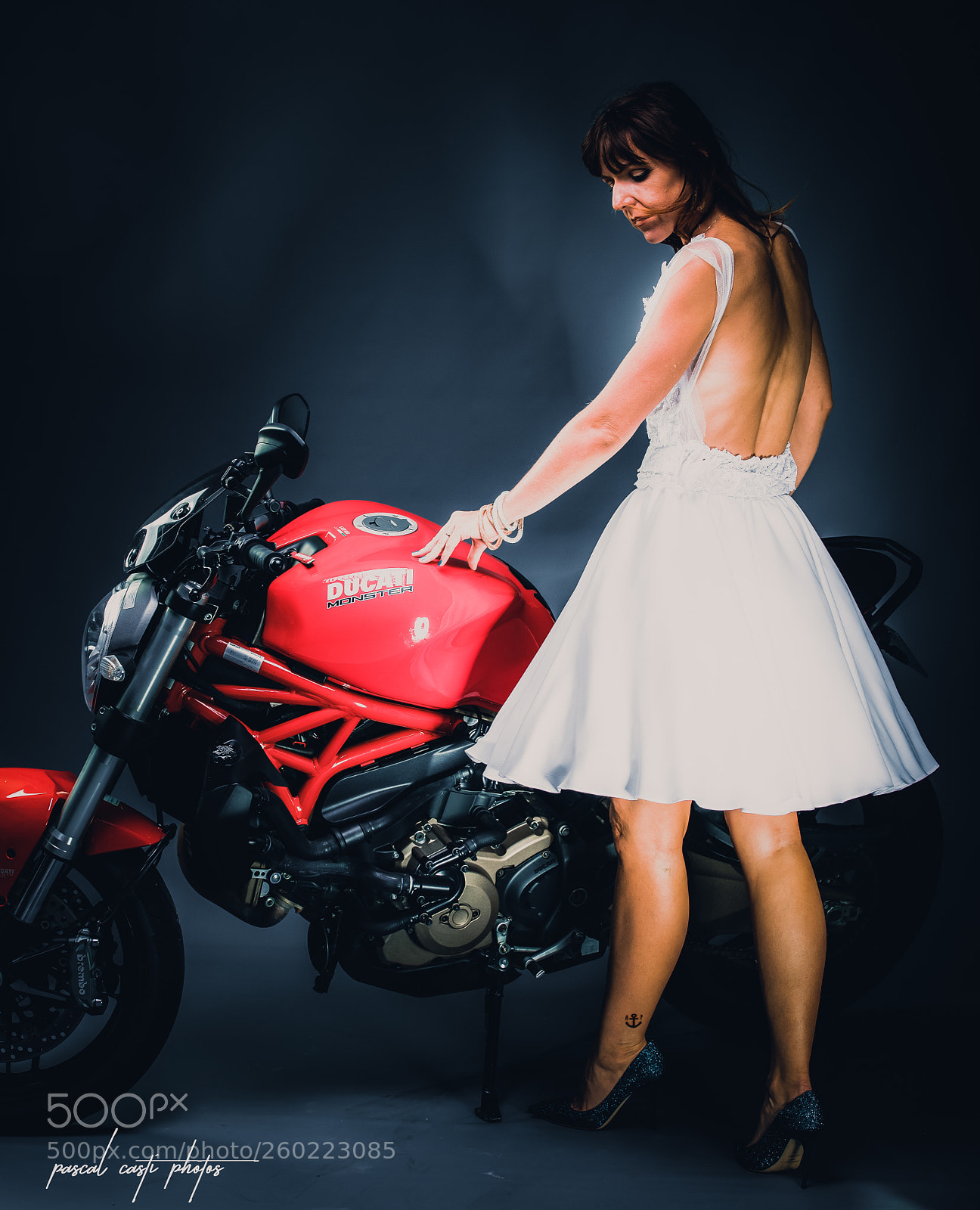 Canon EOS 5D Mark IV sample photo. Woman with ducati #1 photography