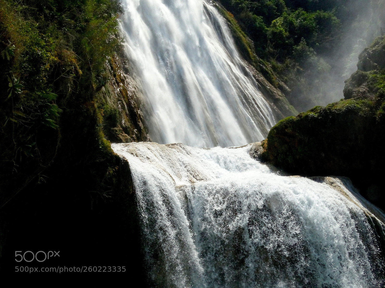 Sony Cyber-shot DSC-HX300 sample photo. Agua azul waterfall photography