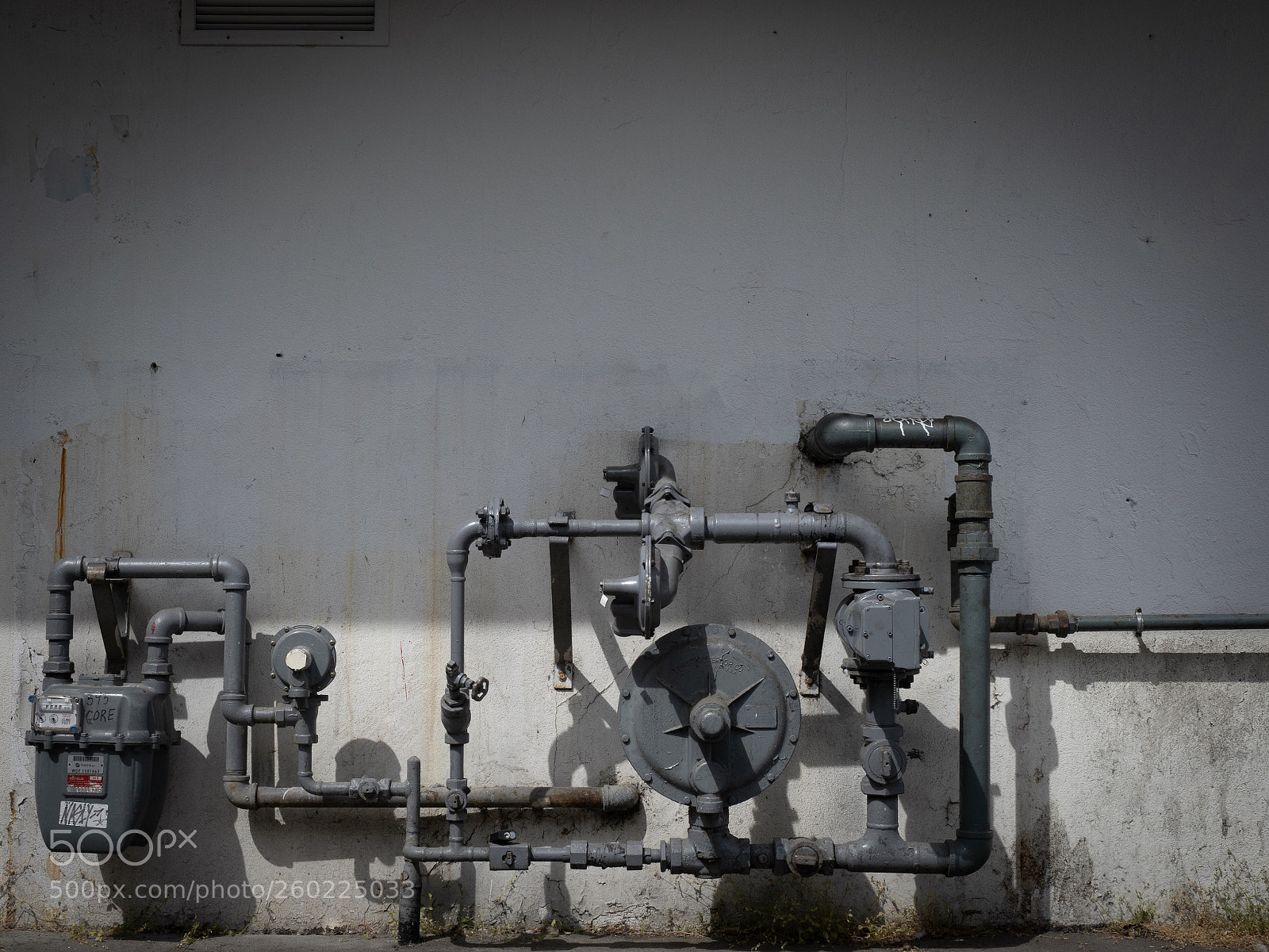 Olympus PEN-F sample photo. Pipes photography