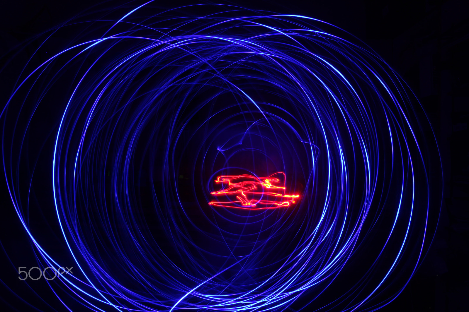 Canon EOS 100D (EOS Rebel SL1 / EOS Kiss X7) sample photo. Light painting photography
