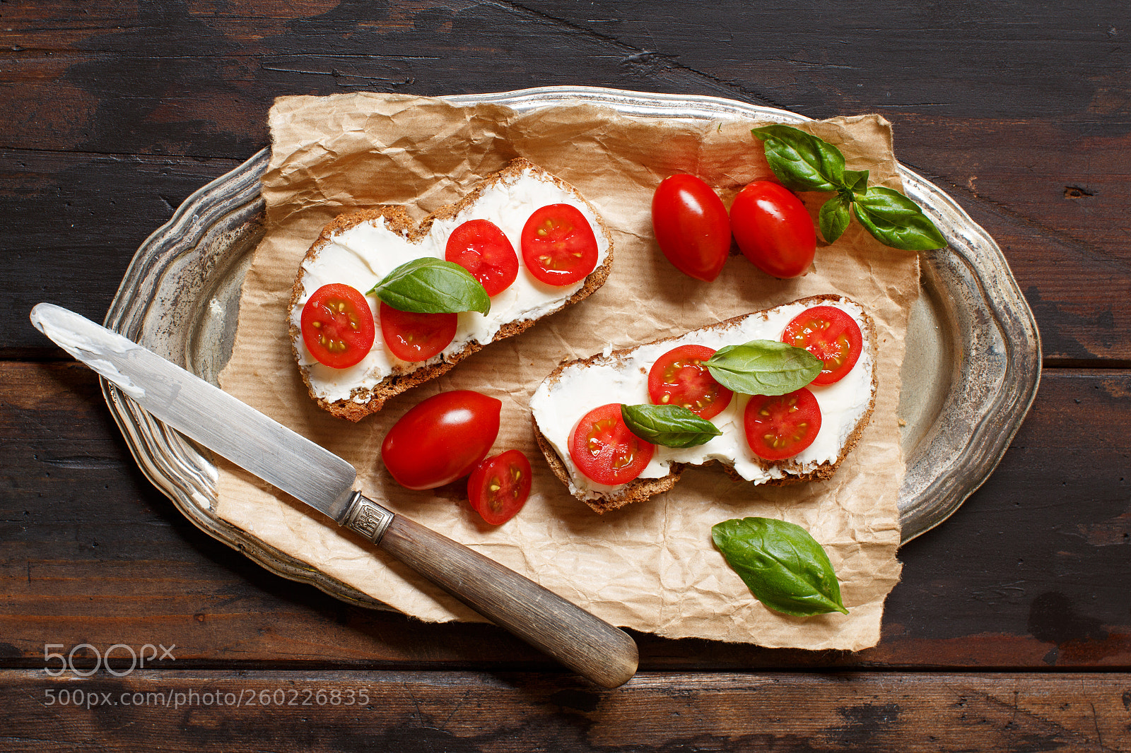 Canon EOS 650D (EOS Rebel T4i / EOS Kiss X6i) sample photo. Bruschetta with cream cheese photography