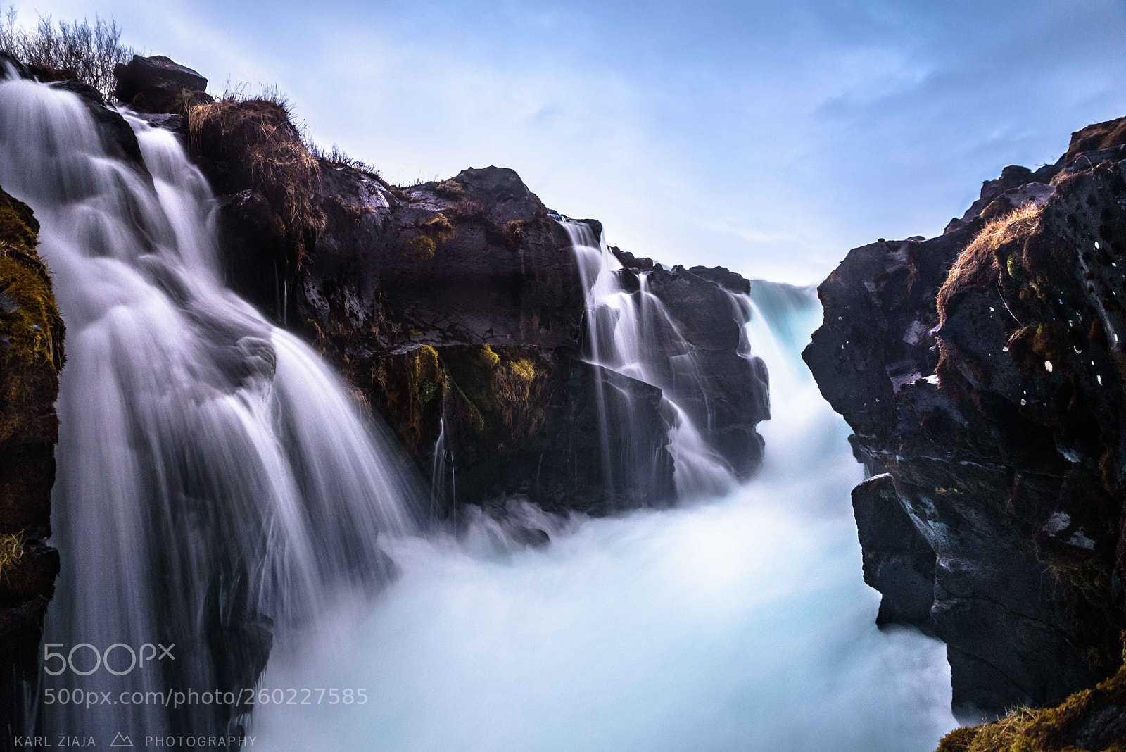 Nikon D750 sample photo. Waterfall göngustigur v2 photography