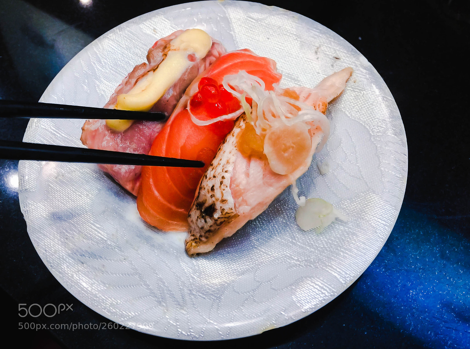 Apple iPhone 6 Plus sample photo. Closeup sushi on white photography