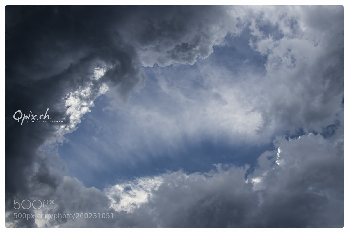 Canon EOS 80D sample photo. Gewitterwolken – thunderclouds photography