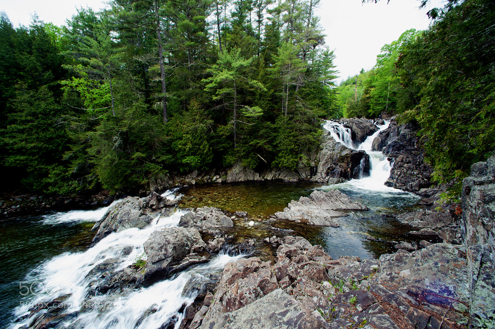 Nikon D700 sample photo. Split rock falls photography