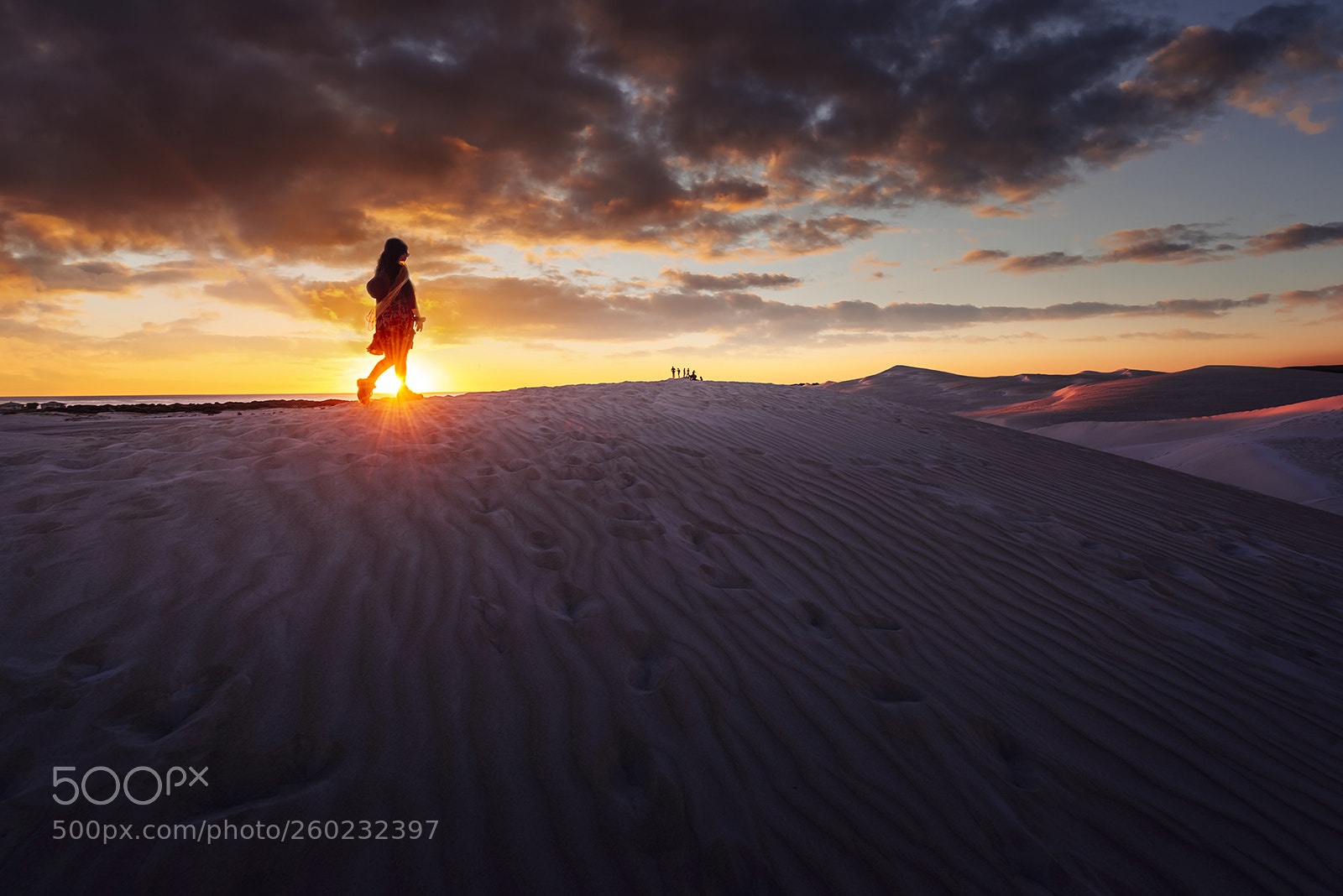 Nikon D810 sample photo. Walking in sunset photography