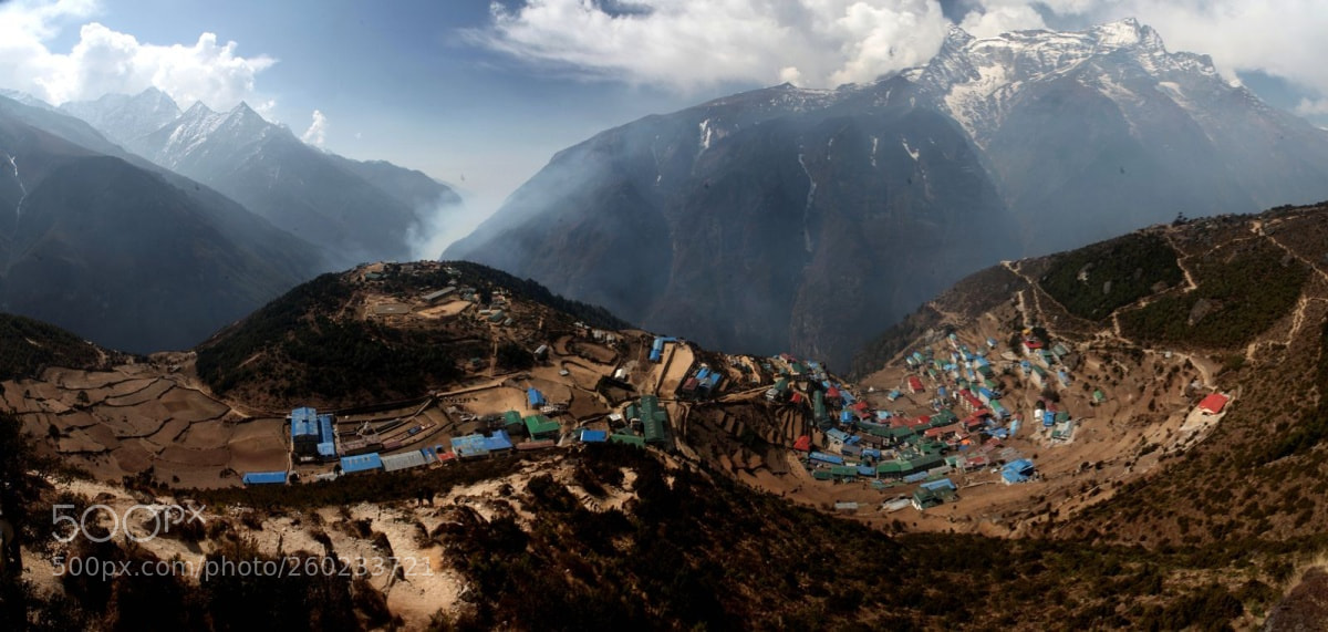 Canon EF 24-70mm F2.8L USM sample photo. Namche bazaar photography