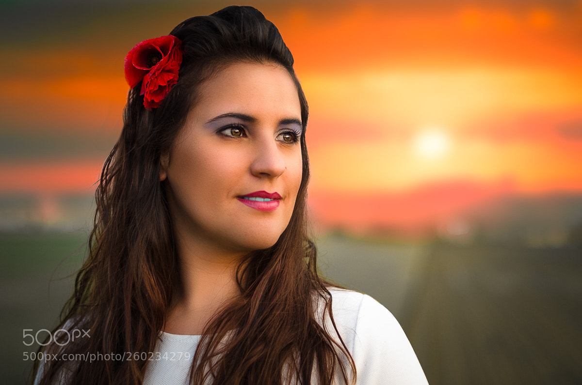 Nikon D5100 sample photo. Flower girl photography
