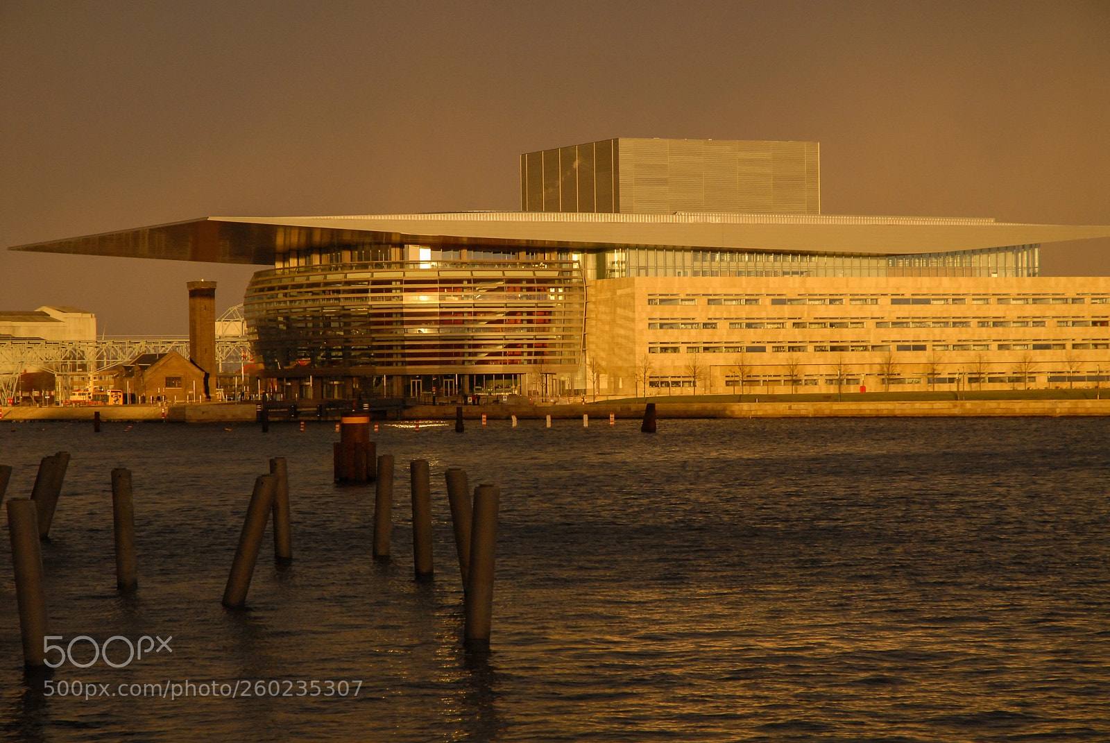 Nikon D200 sample photo. Copenhagen opera house during photography