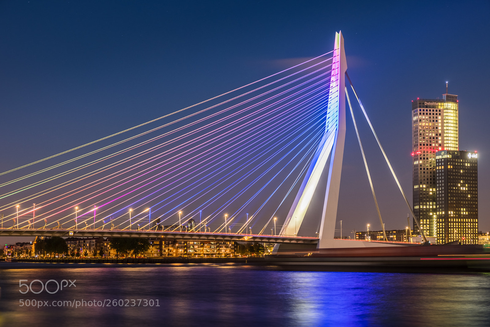 Fujifilm X-T2 sample photo. Erasmusbrücke in rotterdam photography