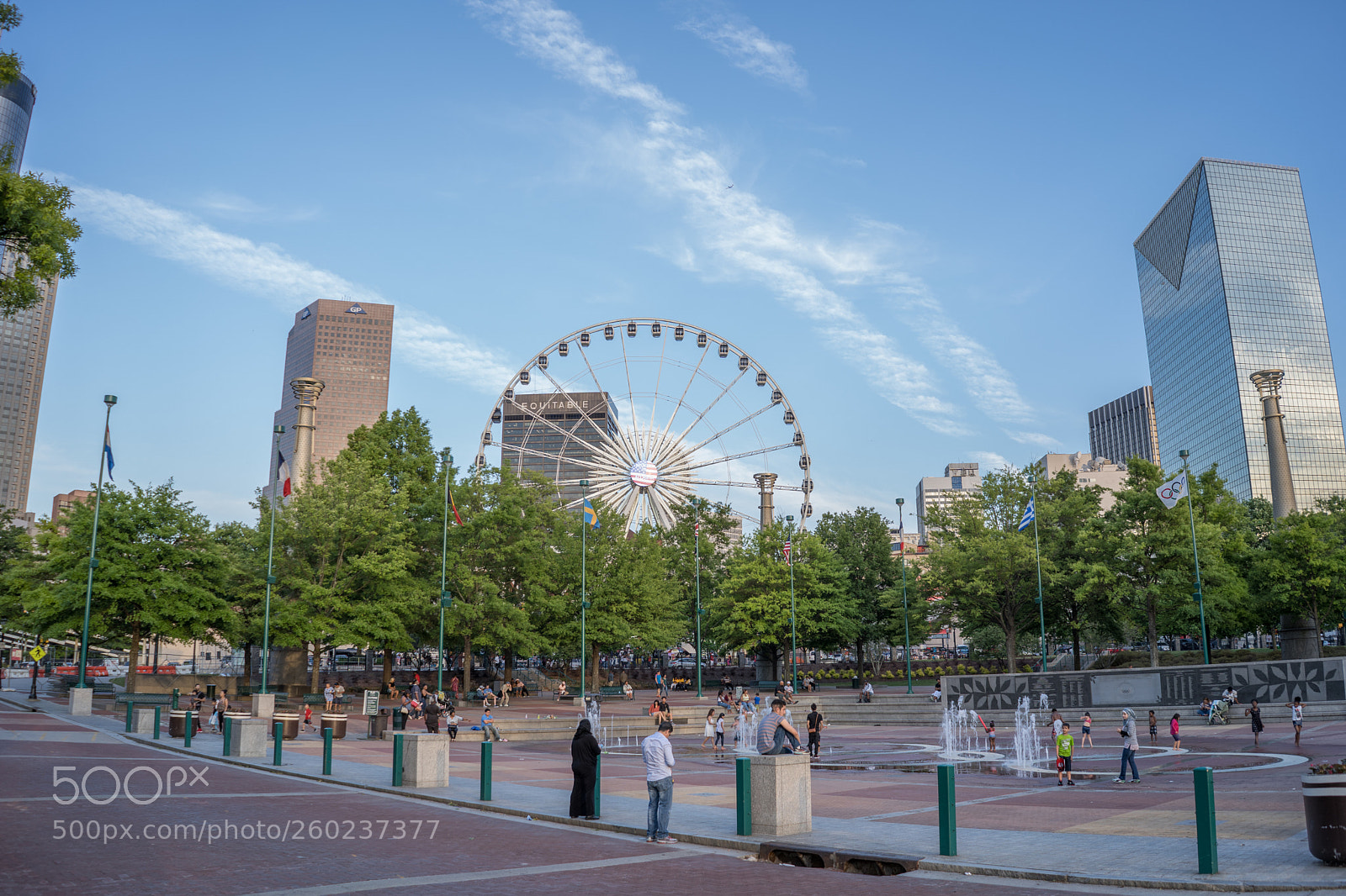 Sony a7 III sample photo. Centennial olympic park in photography