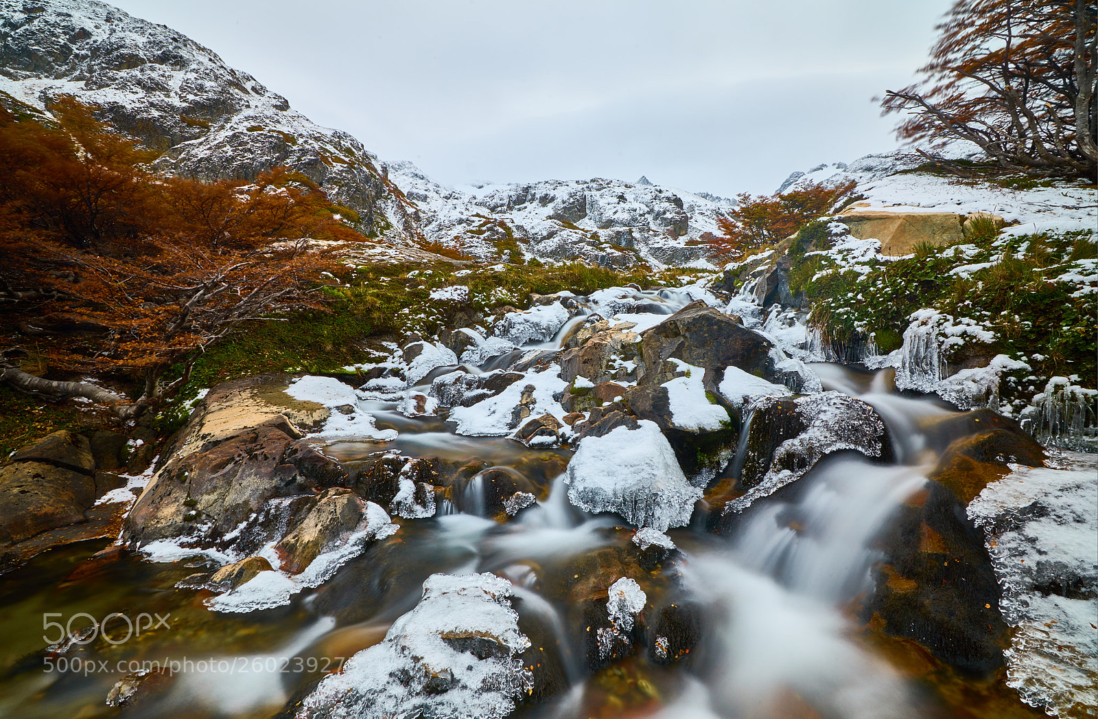 Sony a99 II sample photo. View of the snow-covered photography