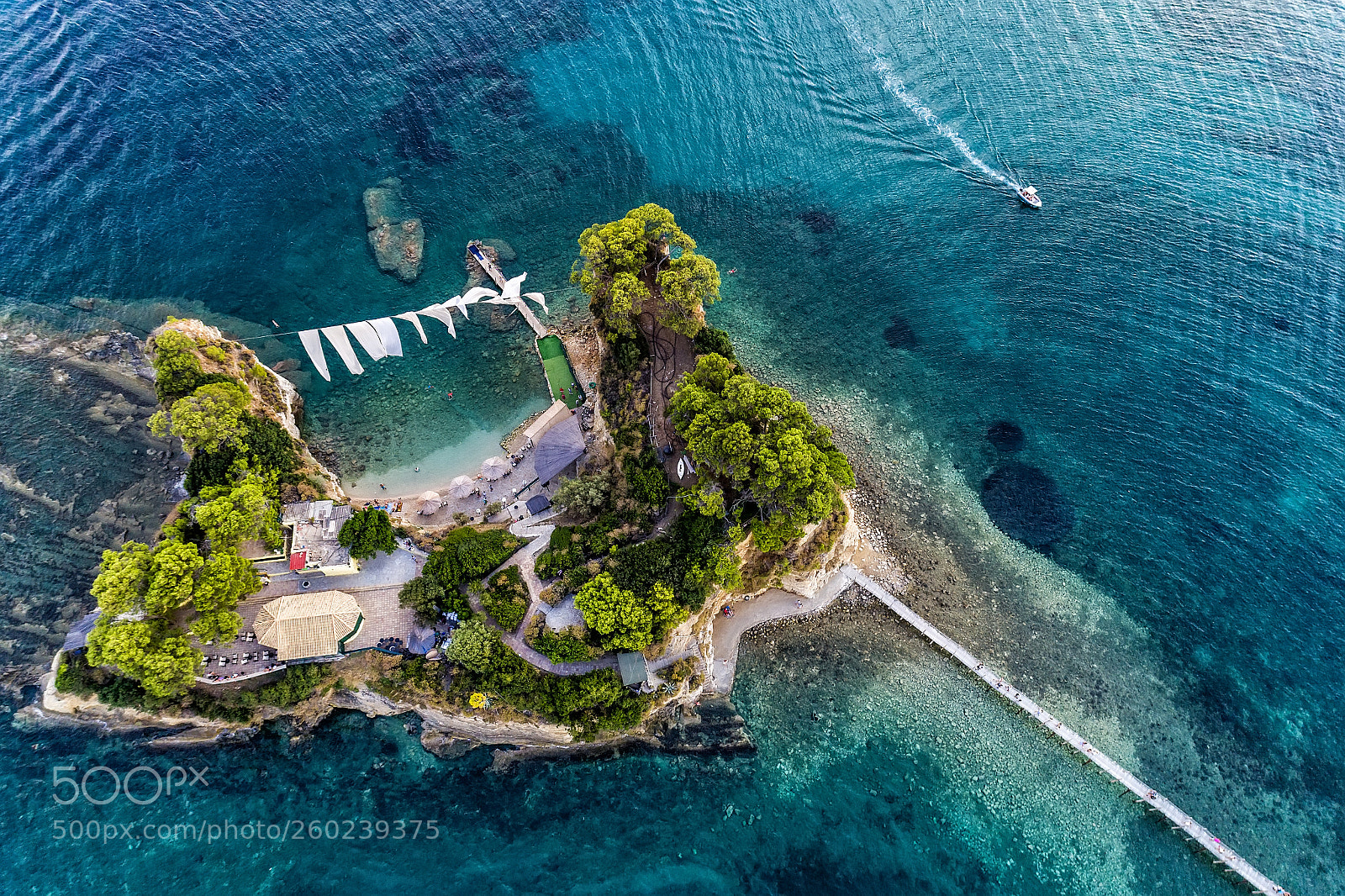 DJI FC6310 sample photo. Aerial view agios sostis photography